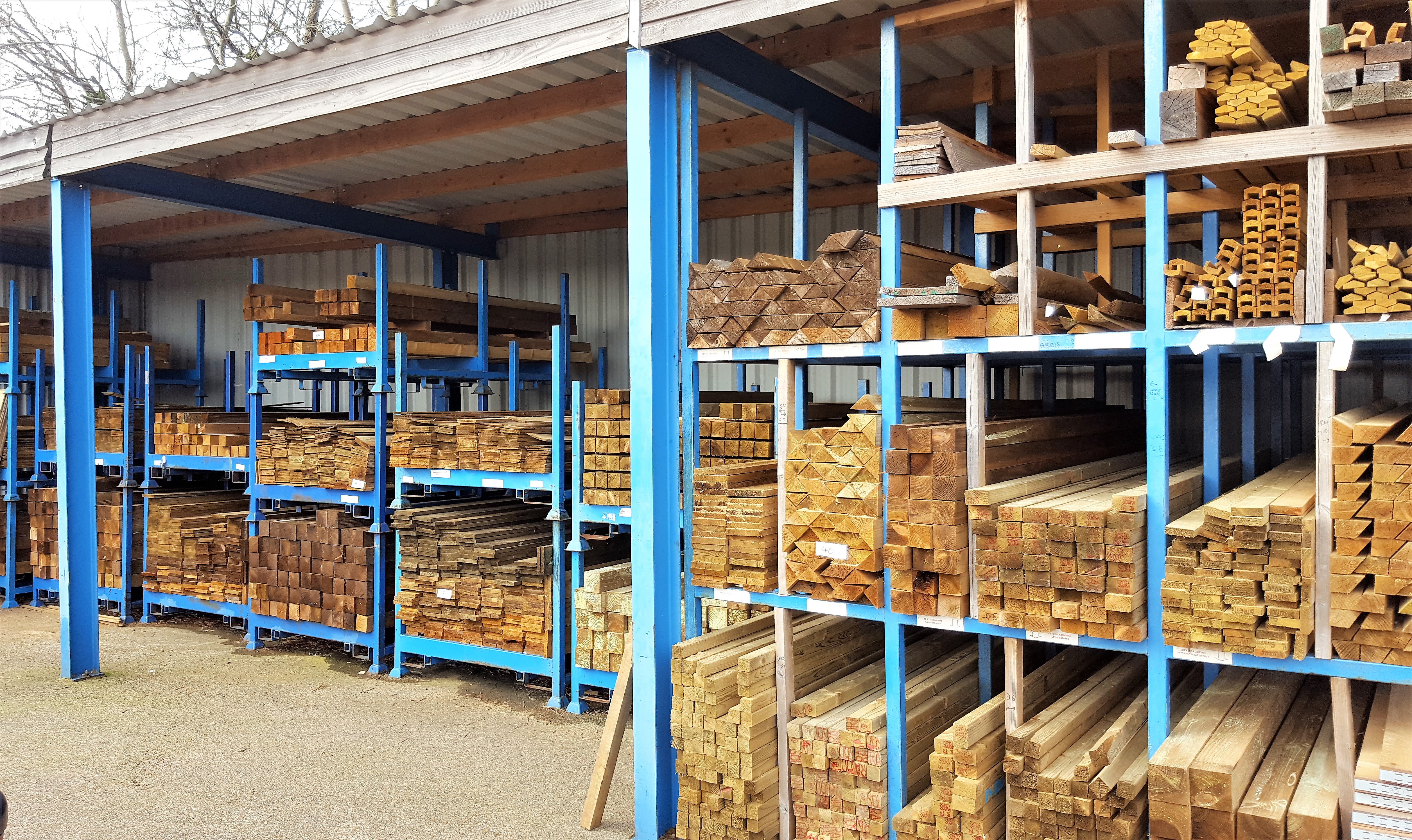 Treated Fencing Racks