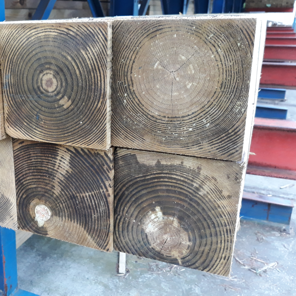 Product photograph of 150 x 150 x 2400mm UC4 Pressure Treated Post 