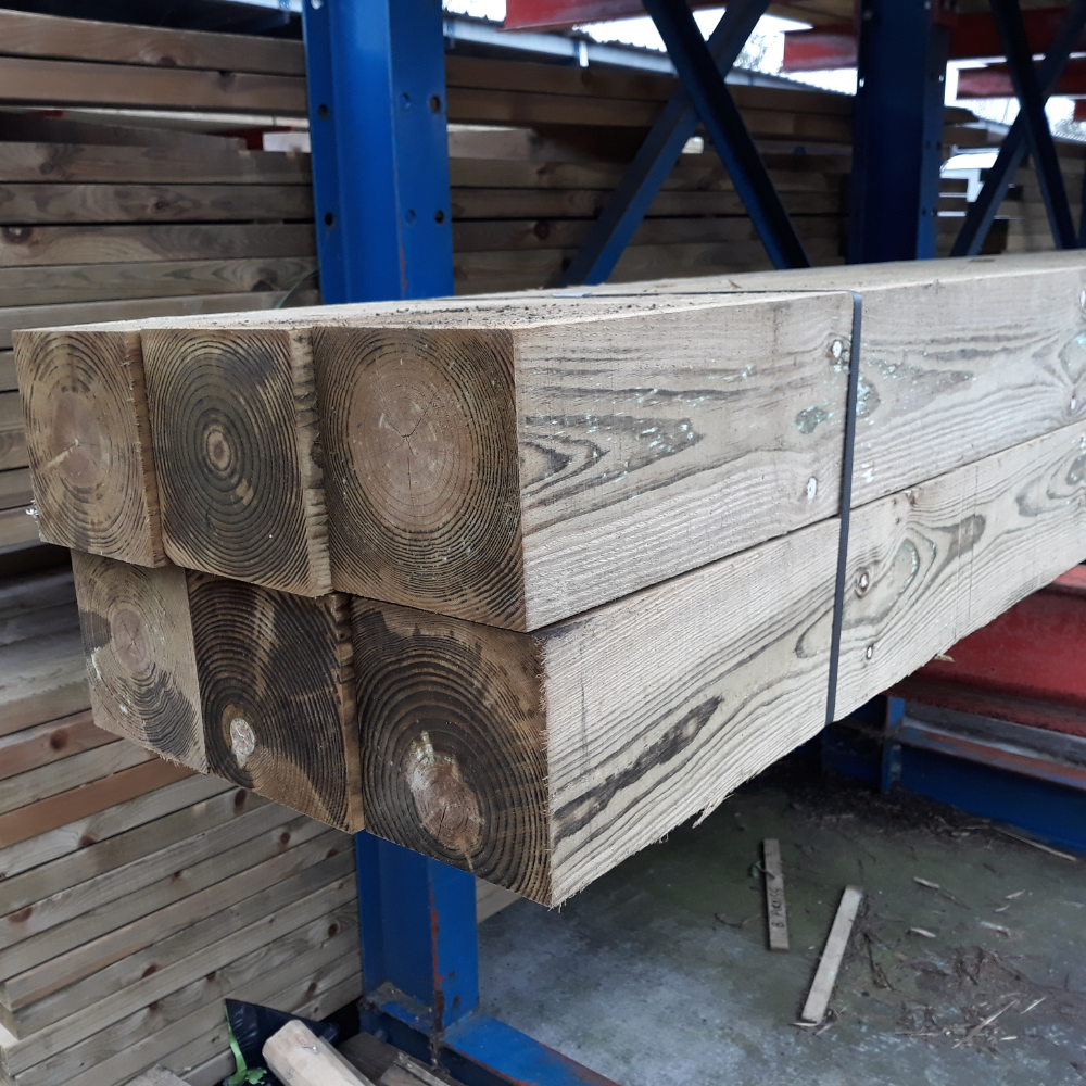 Sub image of 150 x 150 x 2400mm UC4 Pressure Treated Post 150 x 150mm Fence Post number 2 in the gallery of images