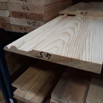 Product photograph of 25 x 225mm Unsorted Redwood Bolection Skirting 25 x 225mm Unsorted Redwood Bolection Skirting