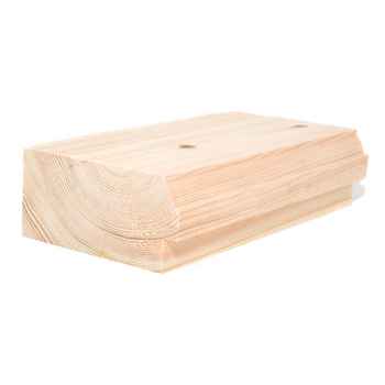 Product photograph of 50 x 100mm Unsorted Redwood Bottom Sash Rail  PEFC 50 x 100mm Unsorted Redwood Bottom Sash Rail