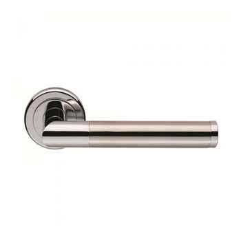 Product photograph of Carlisle SEROZZETTA TREND Lever on Rose CHROME/SATIN NICKEL 
