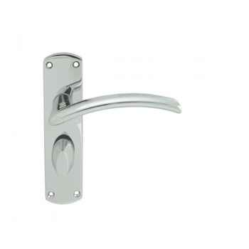Product photograph of Carlisle SEROZZETTA TRES Lever on Backplate CHROME 