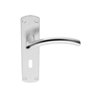 Sub image of Carlisle SEROZZETTA TRES Lever on Backplate SATIN CHROME  number 5 in the gallery of images