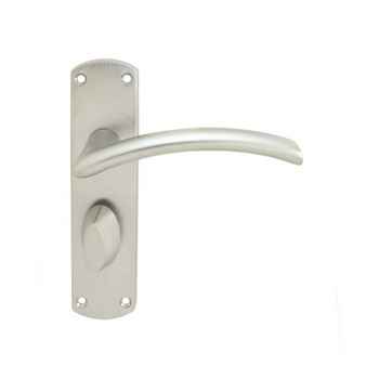 Product photograph of Carlisle SEROZZETTA TRES Lever on Backplate SATIN CHROME 