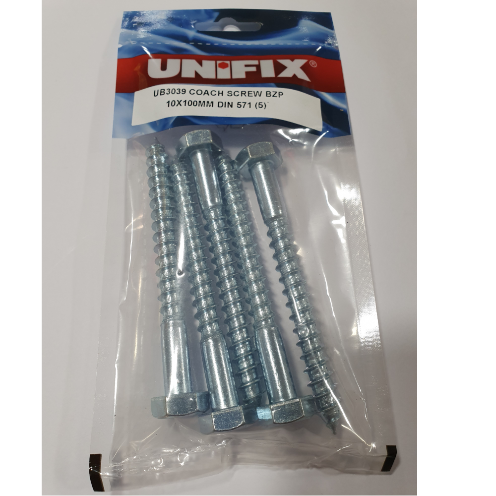 Sub image of Coach Screw BZP  number 3 in the gallery of images