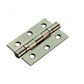 Product photograph of Eurospec Ballbearing Fire Rated Butt Hinges Satin Chrome
