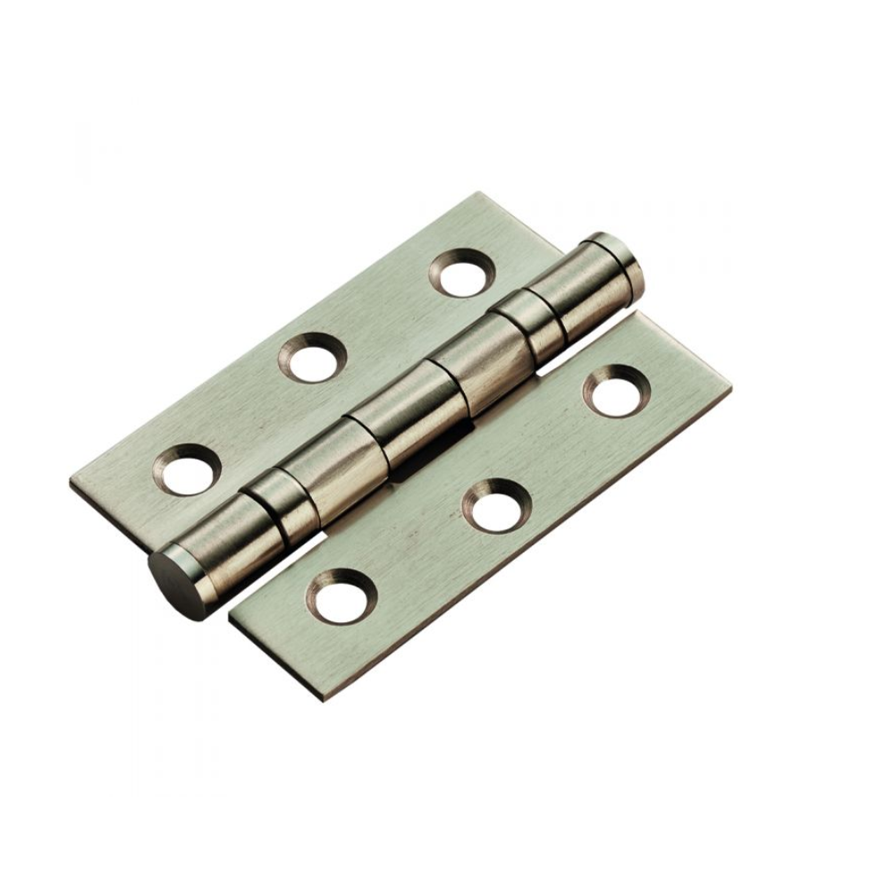 Product photograph of Eurospec Ballbearing Fire Rated Butt Hinges Satin Chrome