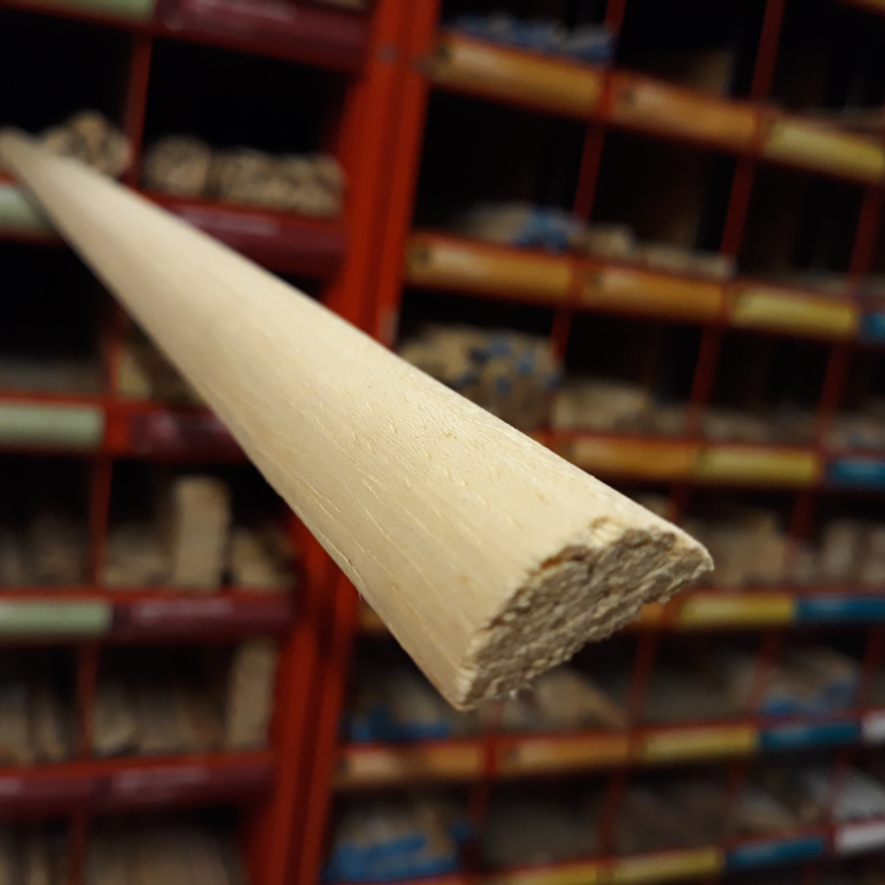 Sub image of Light Hardwood Half Round 2400mm  number 2 in the gallery of images