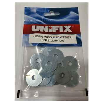 Sub image of Mud Guard Washer BZP  number 2 in the gallery of images
