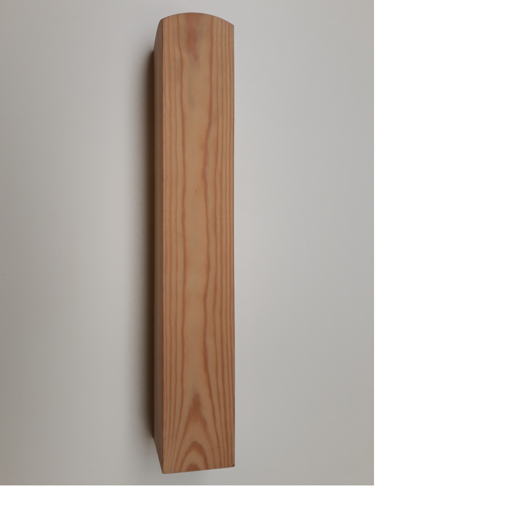 Image of NB510PU Pine Newel Base 82mm 510 x 82 x 82mm