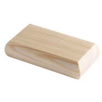 Product photograph of NC8PHALF Pine Square Newel Cap Half 90mm Pine Square Newel Cap Half (NC8PHALF)