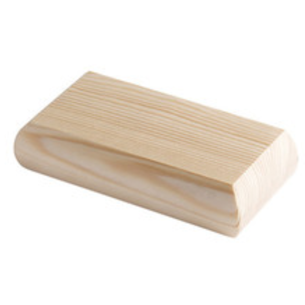 Image of NC8PHALF Pine Square Newel Cap Half 90mm