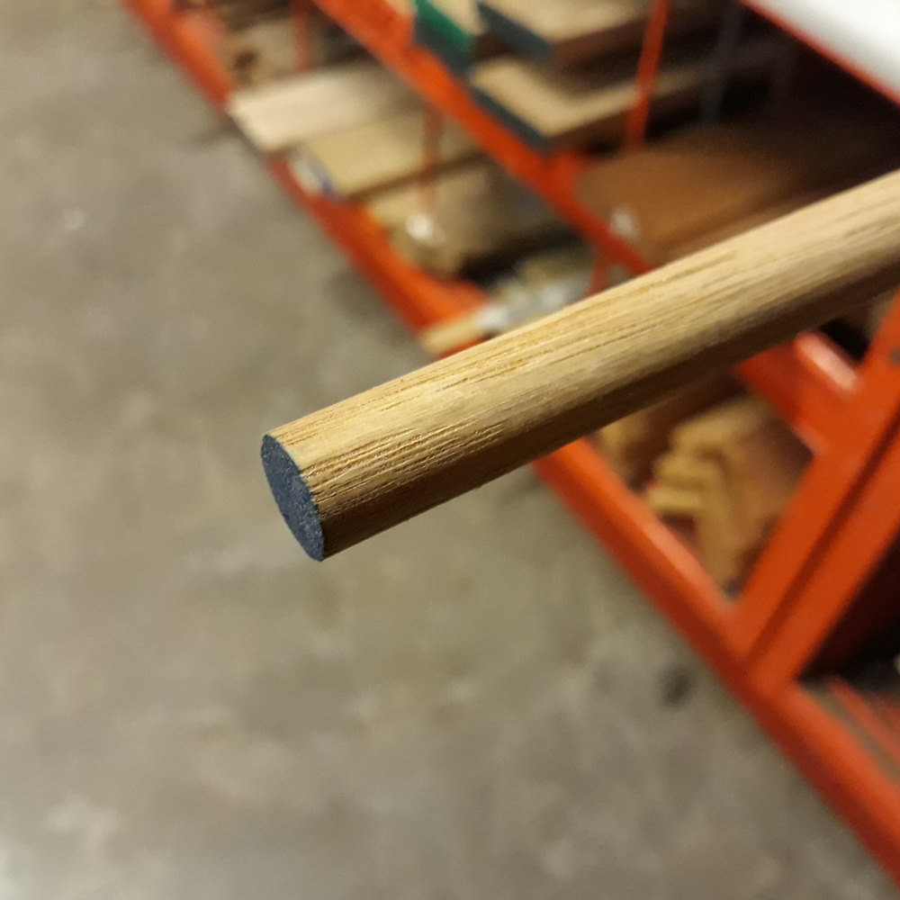 Product photograph of Oak Dowel 2400mm 