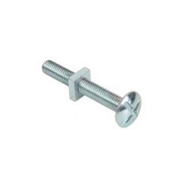 Sub image of Roofing Bolt and Nut M6 x 40mm BZP 25 Pack  number 3 in the gallery of images