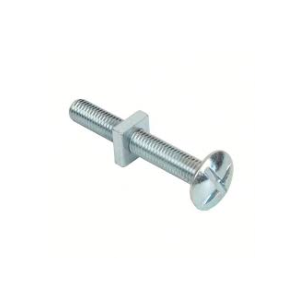 Sub image of Roofing Bolt and Nut M6 x 40mm BZP 25 Pack  number 2 in the gallery of images
