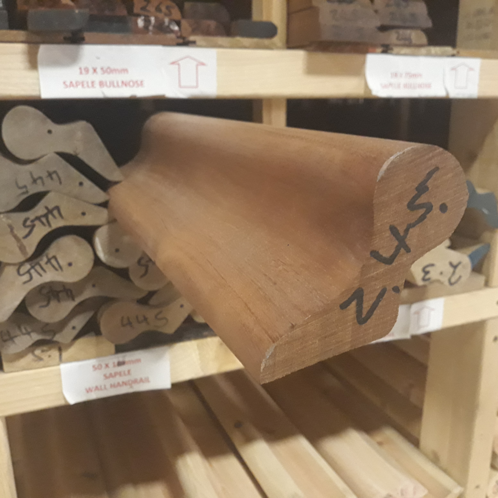 Image of Sapele Wall Handrail