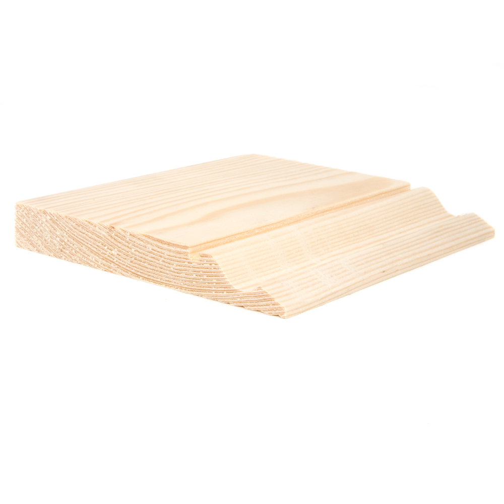 Product photograph of Unsorted Redwood Ogee Skirting / Architrave 25 x 150mm Unsorted Redwood Ogee Skirting