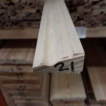 Sub image of Unsorted Redwood Ogee Skirting / Architrave 25 x 50mm Unsorted Redwood Ogee Architrave number 3 in the gallery of images