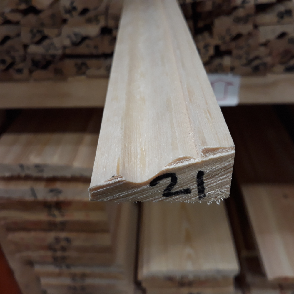 Sub image of Unsorted Redwood Ogee Skirting / Architrave 25 x 50mm Unsorted Redwood Ogee Architrave number 2 in the gallery of images