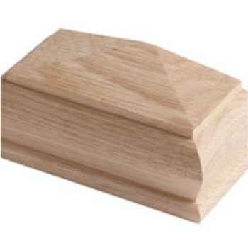 Product photograph of WONC7HALF White Oak Pyramid Cap Half 50 x 115 x 57mm (90mm) White Oak Pyramid Cap Half (WONC7HALF)