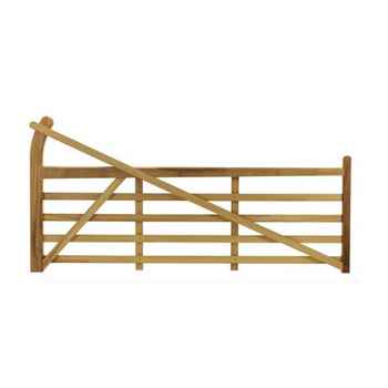 Product photograph of Charltons Iroko Hardwood Estate Gate