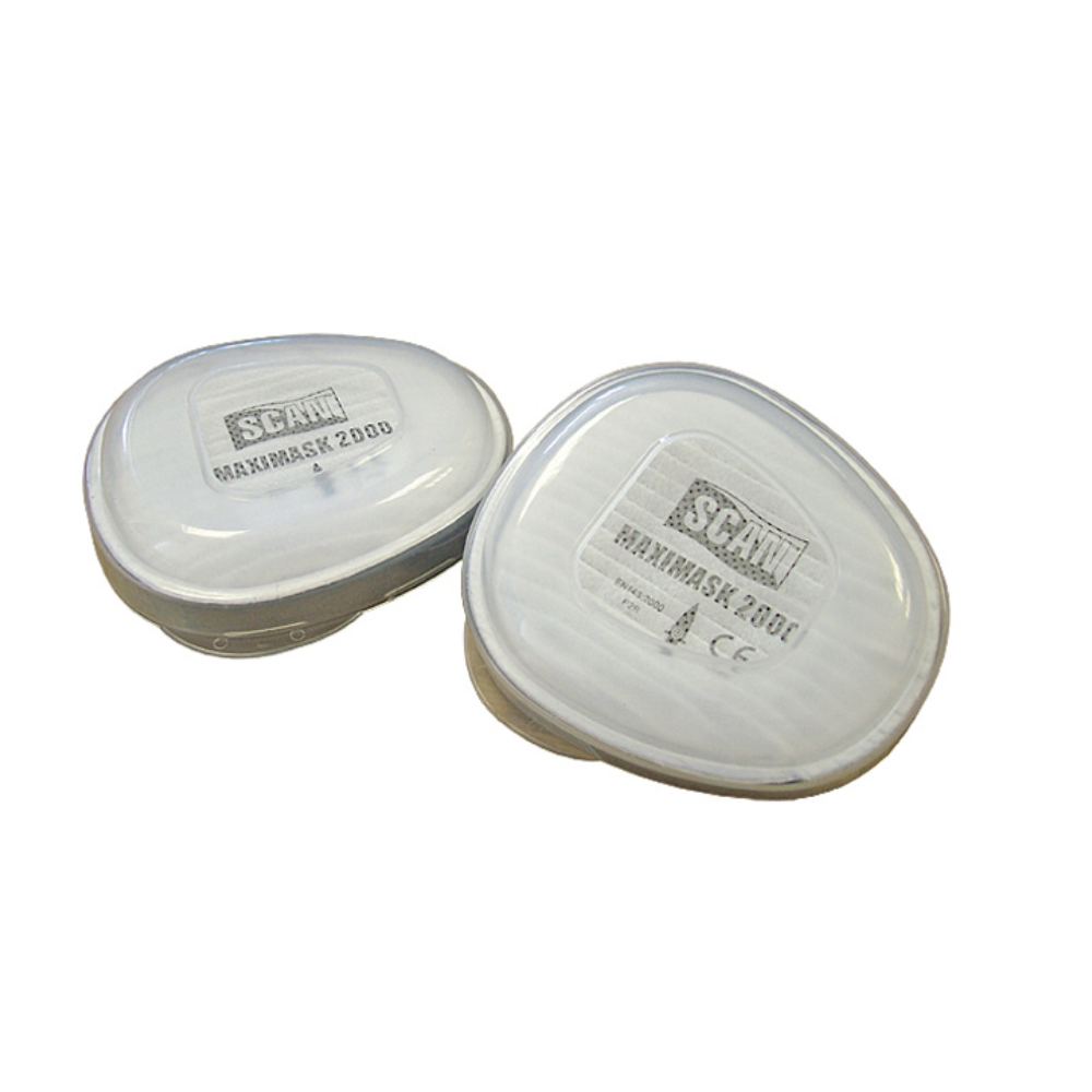 Sub image of Scan Half Mask Replacement Filter Cartridges (Pack of 2) Scan Twin P2 Cartridge number 3 in the gallery of images