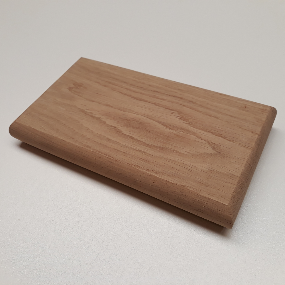 Image of WONC8D  White Oak Flat Double Newel Cap