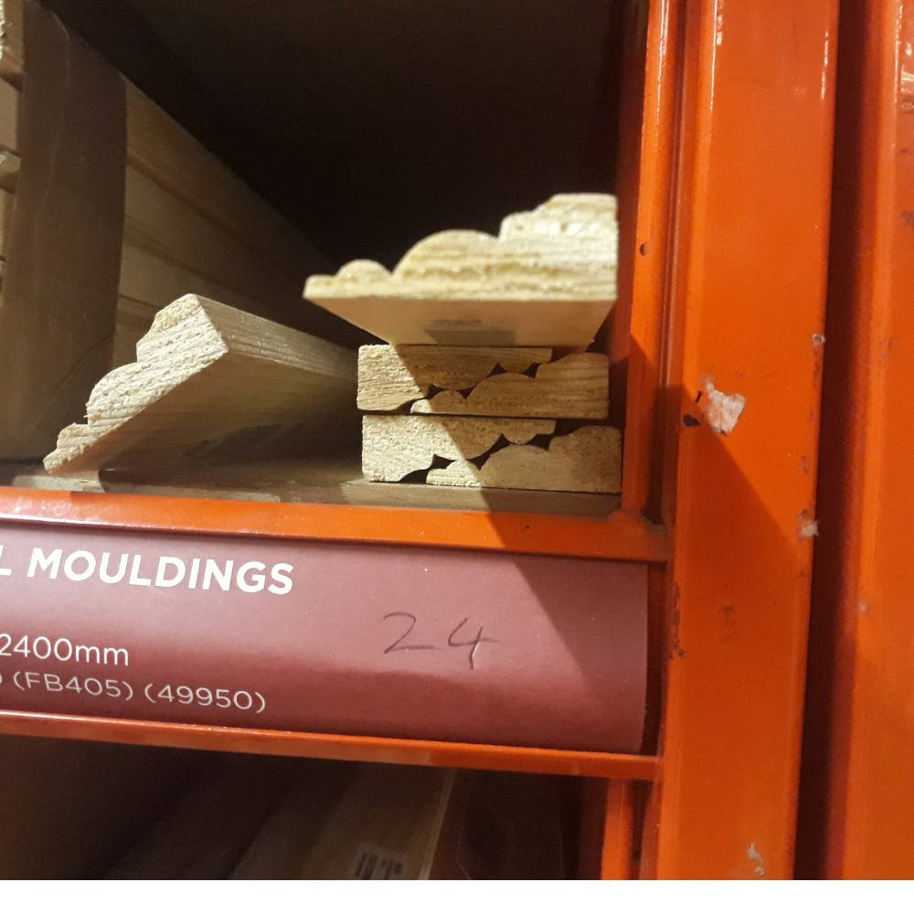 Image of DEC6019  12 x 34 x 2400mm Pine Barrel