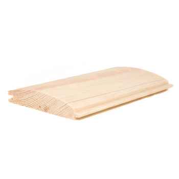 Product photograph of 25 x 100mm Loglap Cladding  PEFC Loglap Cladding