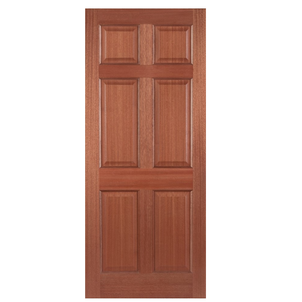 MENDES External Hardwood 6 Panel Colonial
