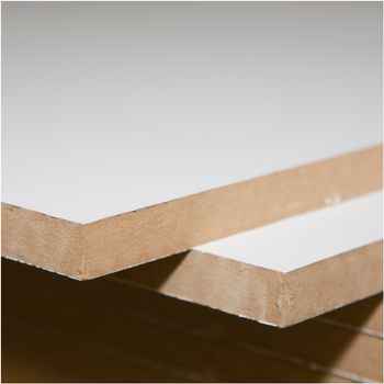 Product photograph of White Faced MDF