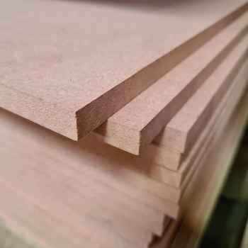 Product photograph of 2440 x 1220 x 18mm Medite FR Euro Class B MDF FSC FR MDF