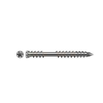 Product photograph of SPAX 5 X 60MM A2 STAINLESS STEEL DECK SCREWS BOX OF 100