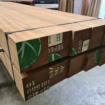 Sub image of 195 x 195mm F/S Air Dried Iroko PAR  number 2 in the gallery of images