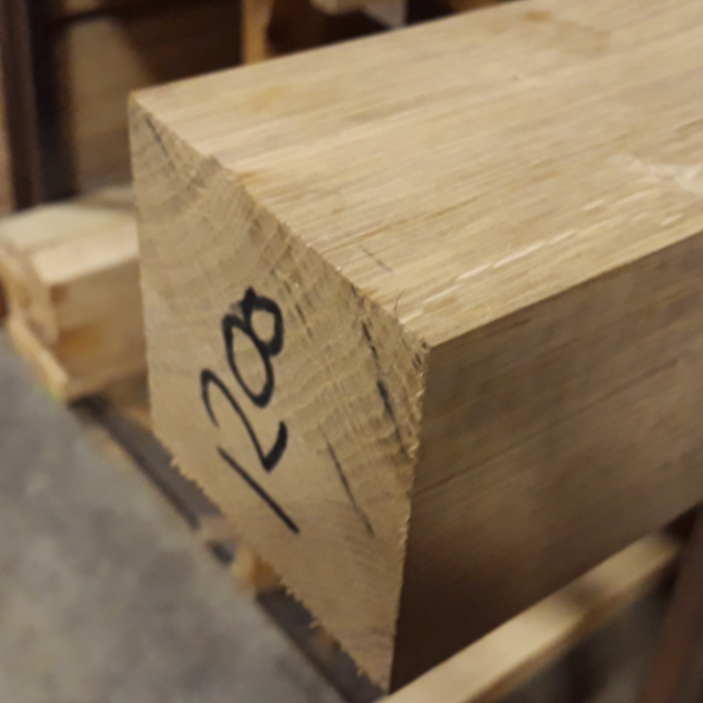 Image of 90 x 90mm Finished Size Laminated European Oak