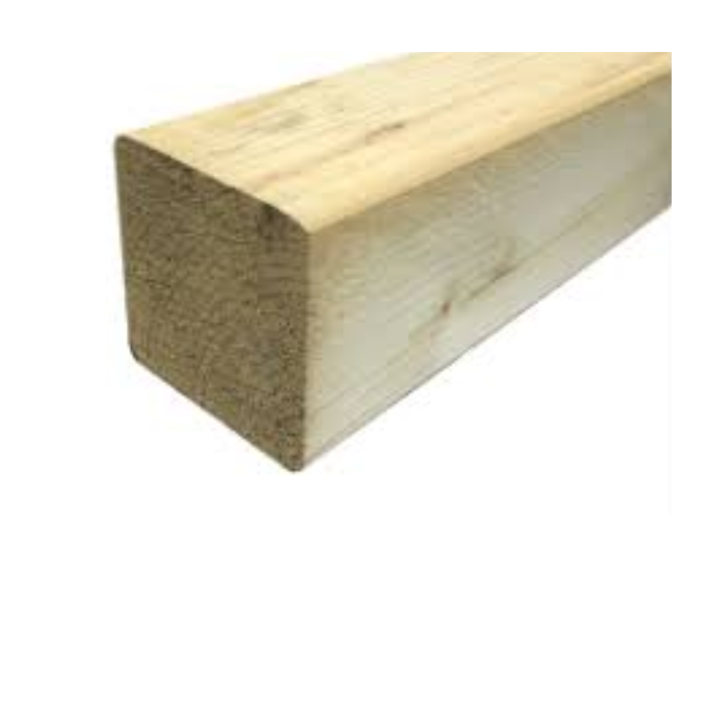 Image of 90 x 90mm Softwood Decking Post Pressure Treated
