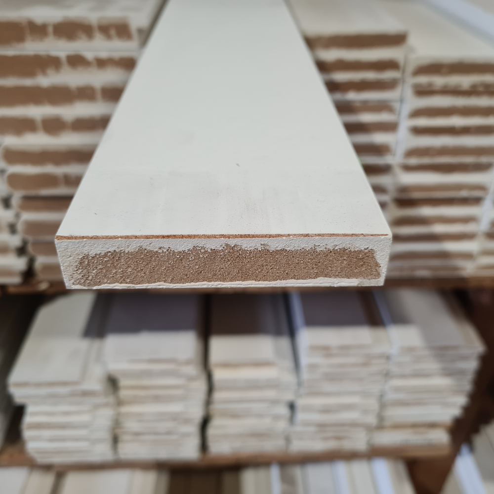 Image of 18 x 94 Square Edge MDF Skirting 4.4m  FSC