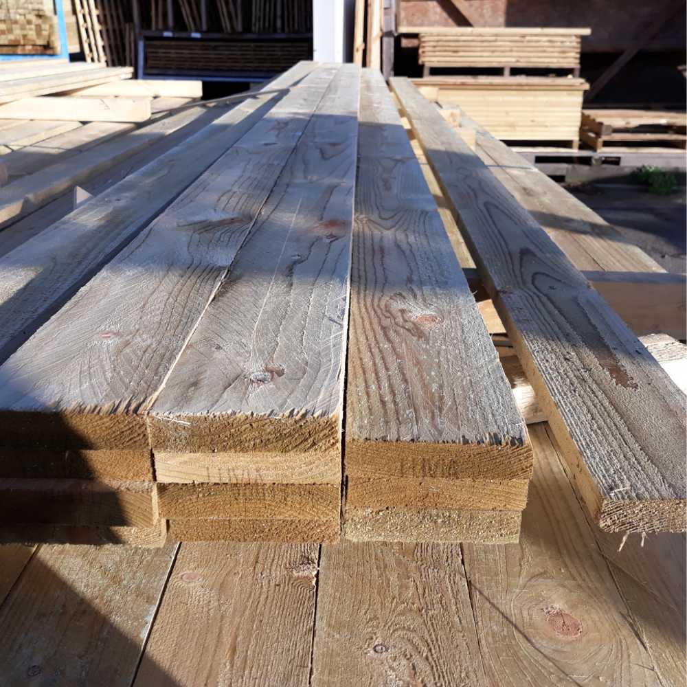Image of 22 x 100mm Sawn Pressure Treated  PEFC
