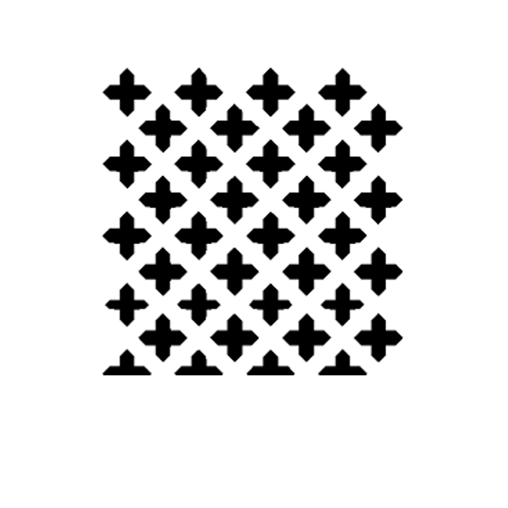 Image of Radiator Panel 1830 x 610 x 3mm Oregon Perfonet White Perforated MDF