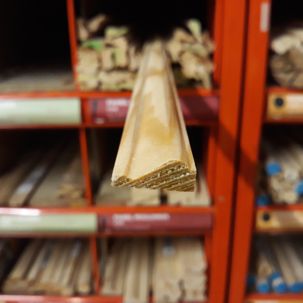 Product photograph of DEC6016  8 x 21 x 2400mm Pine Panel Moulding DEC6016  8 x 21 x 2400mm Pine Panel Moulding
