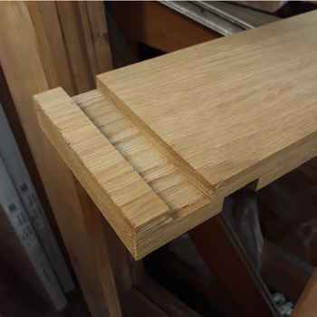 Sub image of American White Oak Lining Sets (Inc Stops) 27 x 133mm Fin Size Oak Door Lining Trenched Head number 2 in the gallery of images
