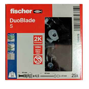 Sub image of FISCHER DUOBLADE SELF DRILL PLUG/SCREW  number 2 in the gallery of images