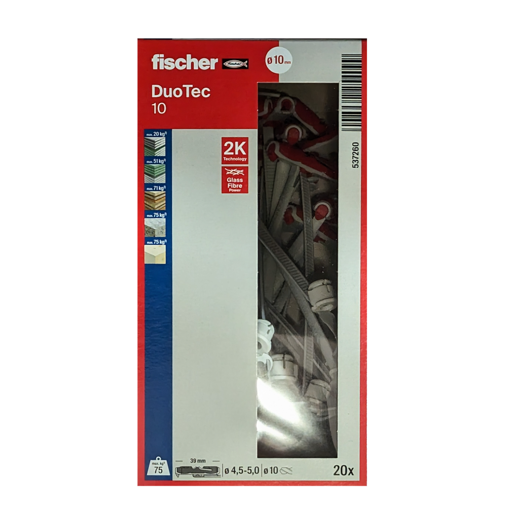 Sub image of FISCHER DUOTEC 10 TOGGLE FIXING  number 2 in the gallery of images