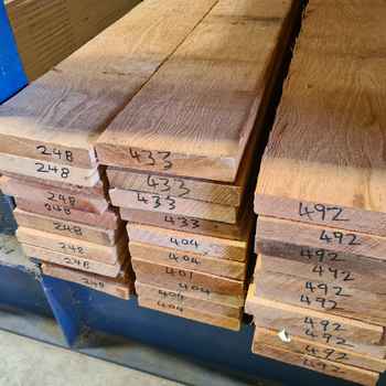 Product photograph of 25 x 150mm Sawn K/D Canadian Douglas Fir 