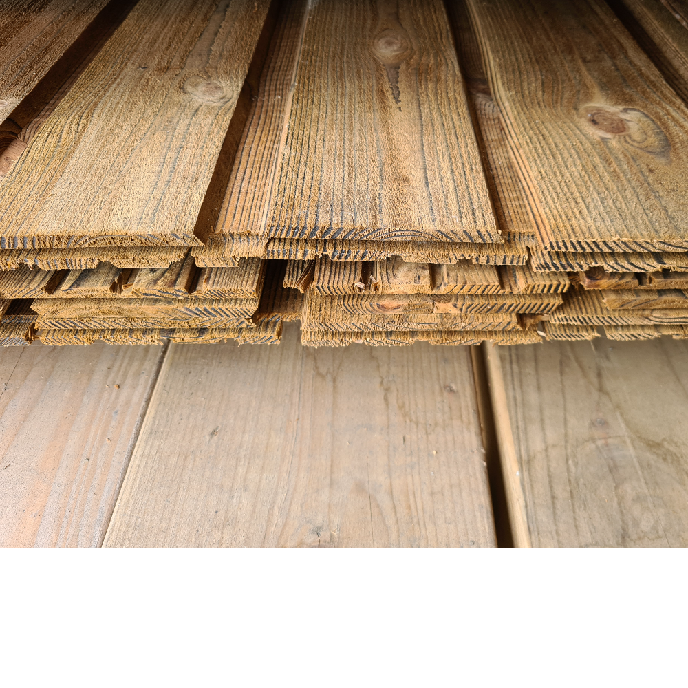 Image of 22 x 145 Fin Size Natural Linax ETNA Cladding  FSC