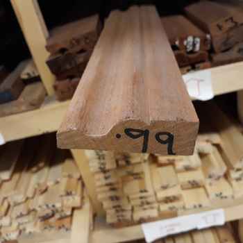 Product photograph of Ogee Sapele 25 x 50mm Sapele Ogee