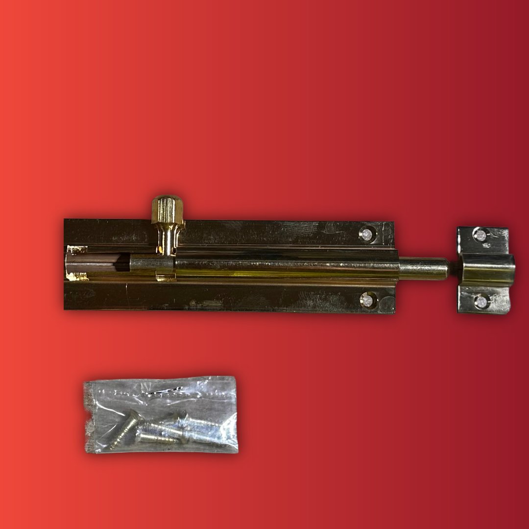 Sub image of 100MM STRAIGHT BRASS BOLT  number 2 in the gallery of images