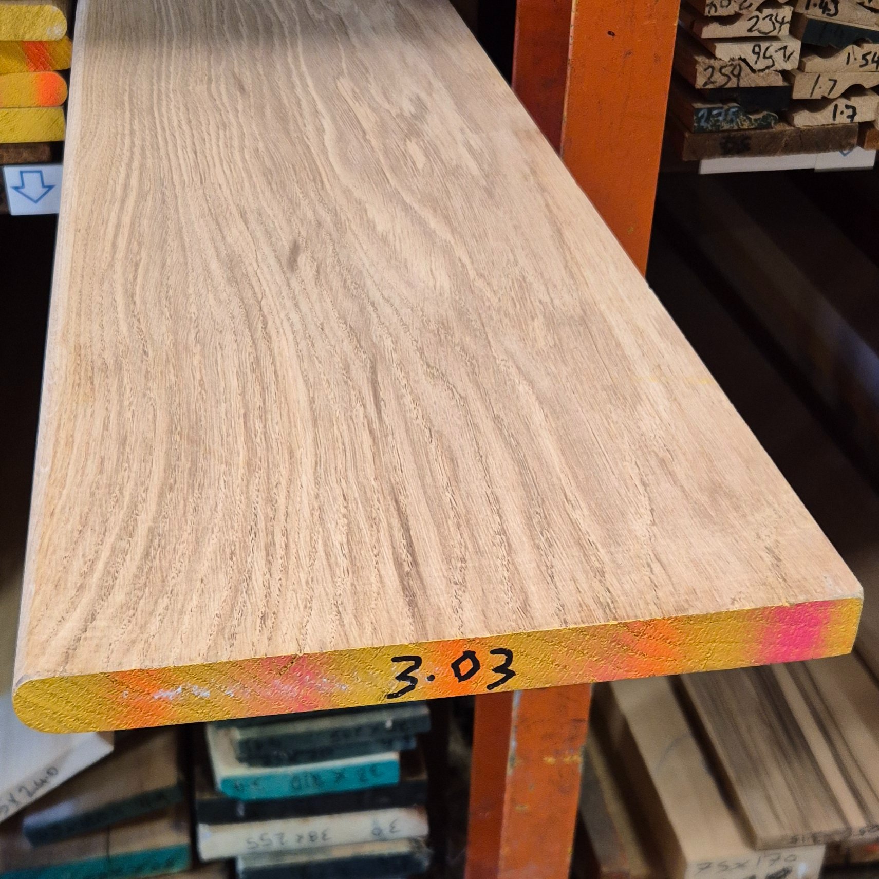 Product photograph of 27 x 280mm Fin Size Prime European Oak Window Board 