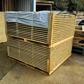 Product photograph of 1800 x 1800mm Sorrento Pressure Treated UC3 Panel **LTD** 